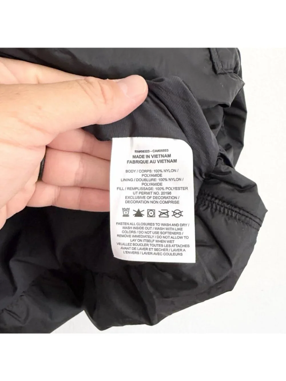 Nike Tech Black Woven Lightweight Vest Front Zip Jacket Athletic Men’s Sz Medium